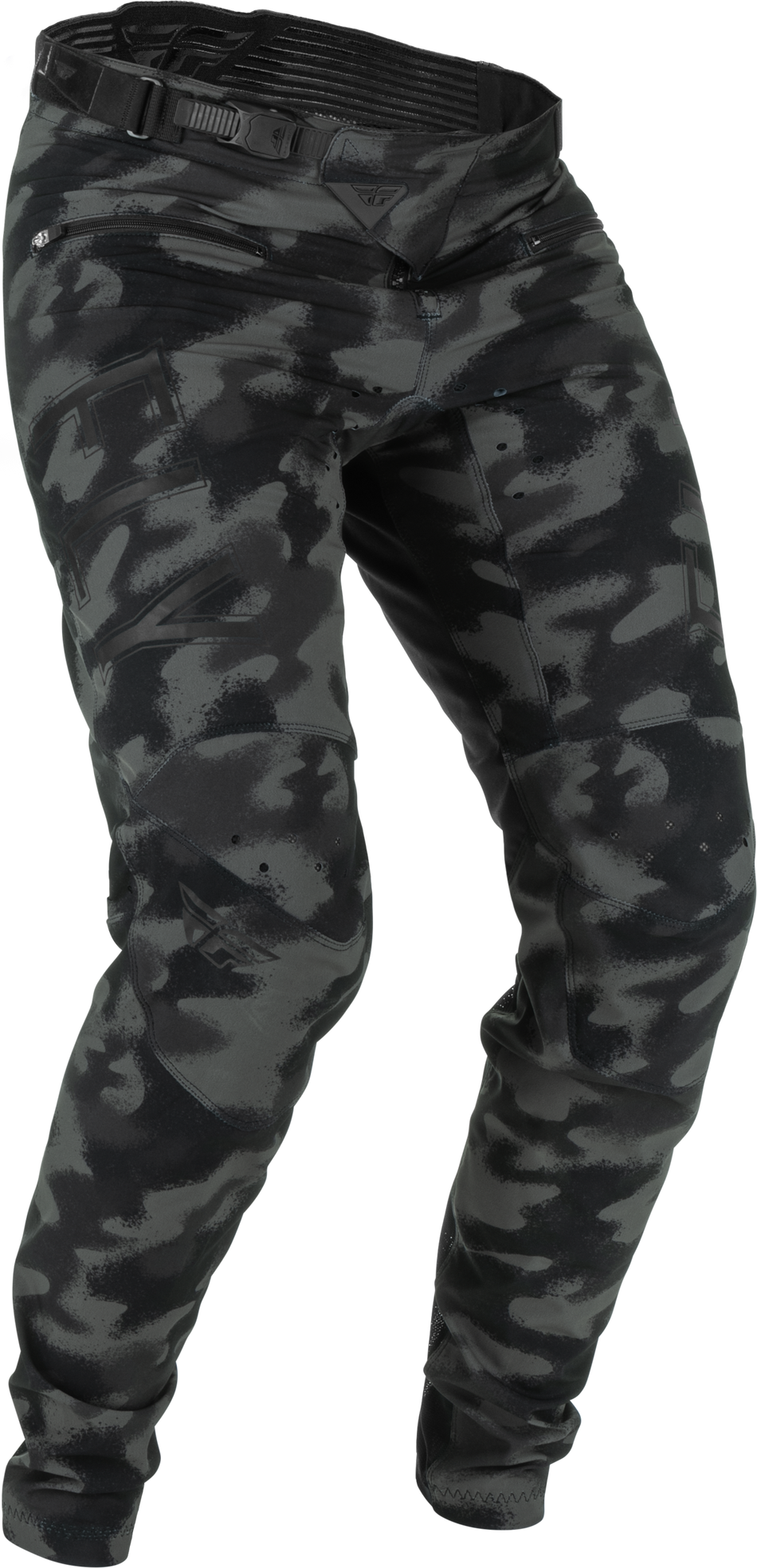 FLY RACING Youth Radium S.E. Tactic Bike Pants Black/Grey Camo Sz 18 375-04418