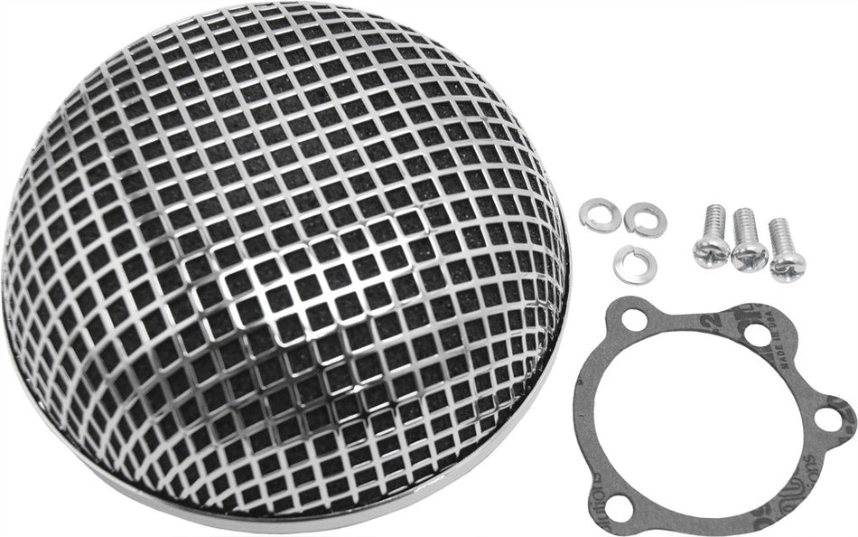 HARDDRIVE Round Mesh Air Cleaner Bendix  Keihin (Exc Cv) Carbs 20-166