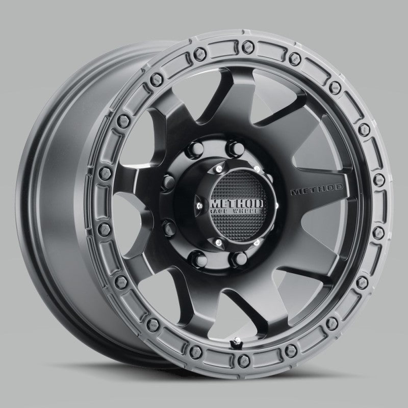 Method MR317 18x9 +18mm Offset 8x170 130.81mm CB Matte Black Wheel MR31789087518