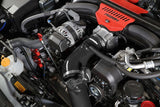 Perrin 22-23 Subaru BRZ/Toyota GR86 Silicone Inlet Hose (3in. ID / SS Wire) - Black PSP-INT-432BK