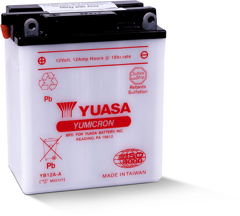 Yuasa YB12A-A Yumicron 12 Volt Battery YUAM2212Y