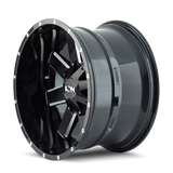 ION Type 141 17x9 / 6x135 BP / 18mm Offset / 106mm Hub Gloss Black Milled Wheel 141-7937M18
