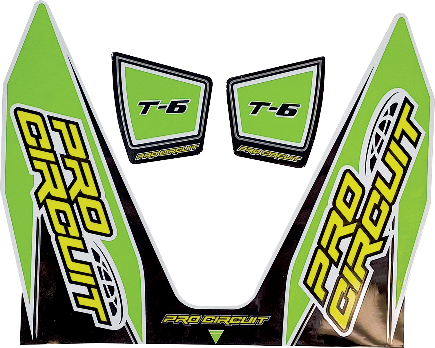 PRO CIRCUIT T-6 Decal - Green DC22T6-GRN