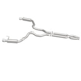MagnaFlow Cat Back, SS, 3in, Competition, Dual Split Polished 4.5in Tips 2015 Ford Mustang GT V8 5.0 19101
