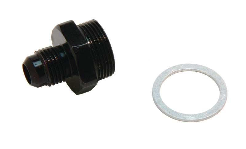 Aeromotive AN-06 Holley Carb 7/8in x 20 Thread Dual Feed Bowl Adapter Fitting 15201