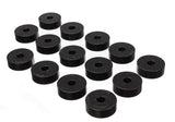Energy Suspension 55-73 Jeep CJ5/CJ7/CJ8 Scrambler Black Body (Cab) Mount Set 2.4101G