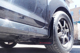 Rally Armor 13-19 USDM Ford Fiesta ST Black UR Mud Flap w/ Silver Logo MF29-UR-BLK/SIL