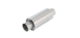 Borla Universal Resonator Option 3in Center/Center 5in Round x 10in - Notched Neck 401343