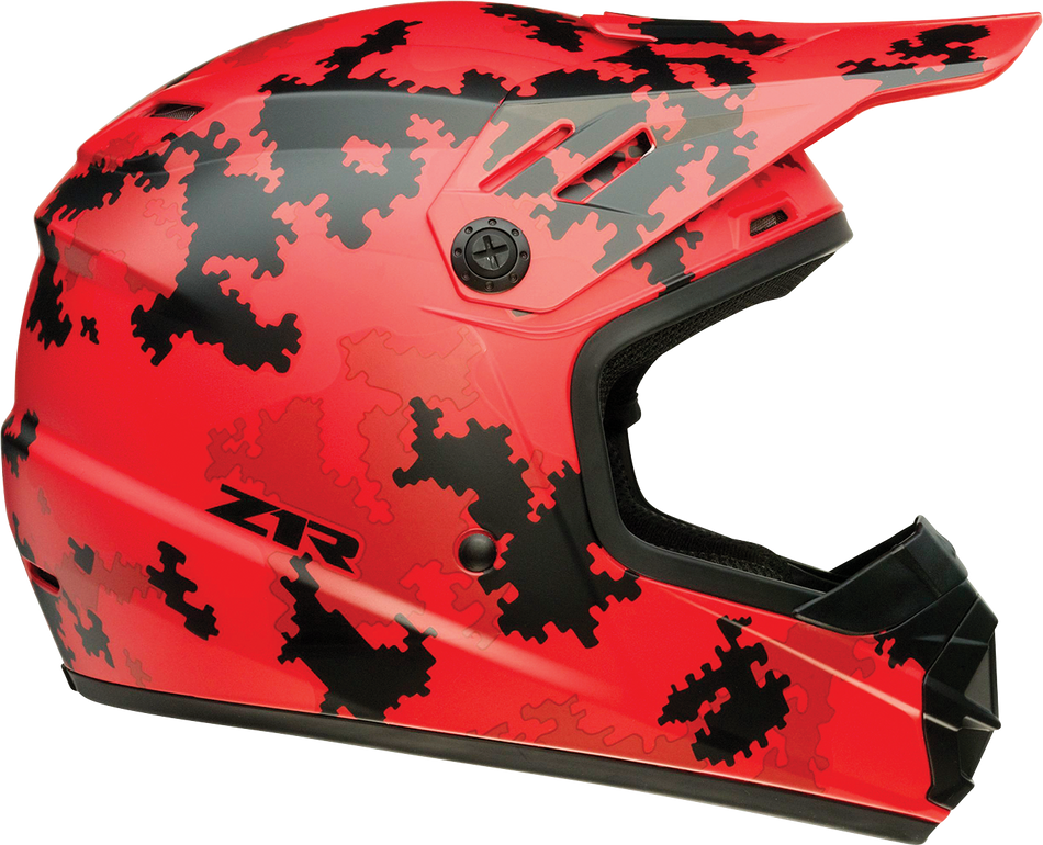 Z1R Youth Rise Helmet - Digi Camo - Red - Small 0111-1460