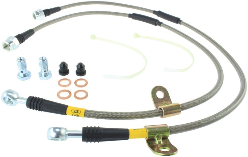 StopTech 07-13 Chevy/GMC Surburban/Sierra/Yukon Denali XL Stainless Steel Front Brake Line Kit 950.66005