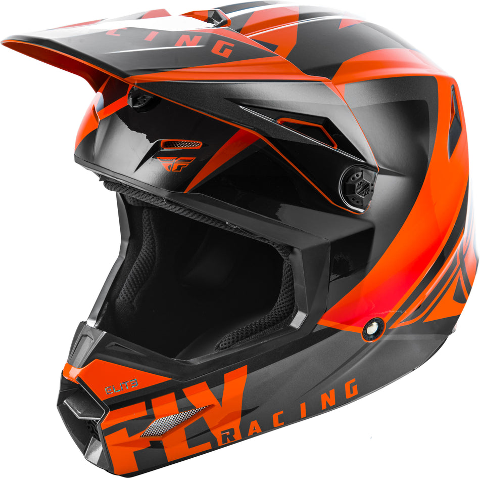 FLY RACING Elite Vigilant Helm Orange/Schwarz Yl 73-8618-3