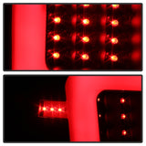 xTune 04-15 Nissan Titan Light Bar LED Tail Lights - Black (ALT-ON-NTI04-LBLED-BK) 9038532