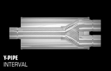 MagnaFlow Muffler Mag SS 24X5X8 3X2.5/2.5 C/D 12388