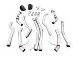 AWE Tuning Audi B9.5 RS5 Sportback Non-Resonated Track Edition Exhaust - RS-Style Diamond Blk Tips 3020-33124