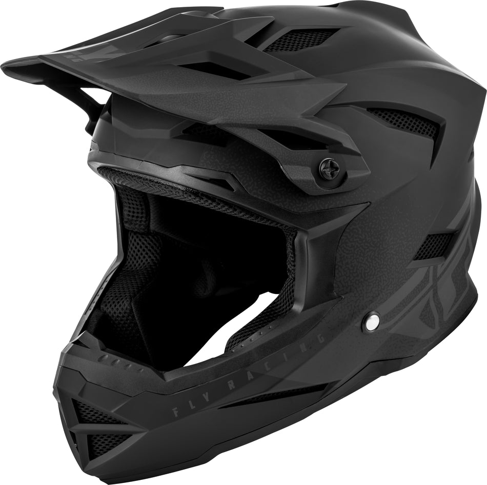 FLY RACING Default Helmet Matte Black/Grey Sm 73-9170S