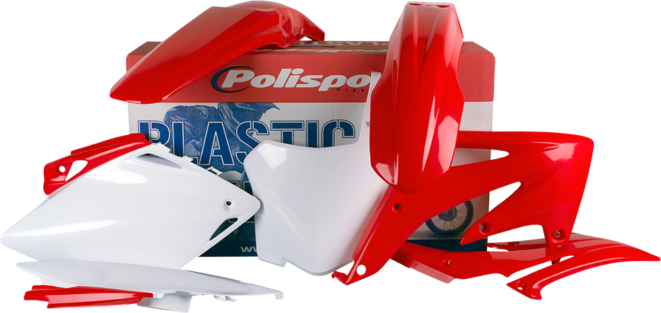 Kit de carrocería POLISPORT - Completo - OEM Rojo/Blanco - CRF 450R 90175