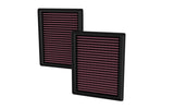 K&N 2023 Nissan Z 3.0L V6 Replacement Air Filter (Includes 2 Filters) 33-5135
