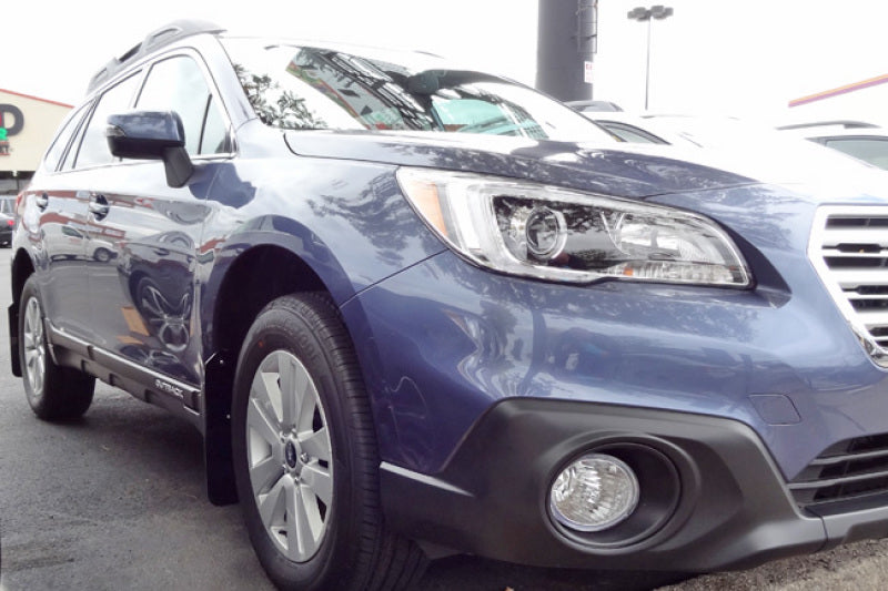 Rally Armor 2015 Subaru Outback UR Black Mud Flap w/ Silver Logo MF36-UR-BLK/SIL