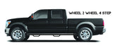 N-Fab Nerf Step 15-17 GMC - Chevy Canyon/Colorado Crew Cab 5ft Bed - Gloss Black - W2W - 3in G1583CC
