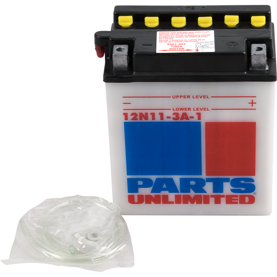 Parts Unlimited Conventional Battery 12n113a1