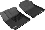 3D MAXpider 2018-2020 Hyundai Kona Kagu 1st Row Floormat - Black L1HY09211509