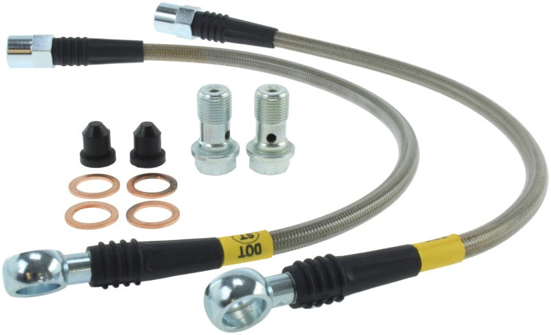 StopTech 01-05 Audi Allroad Rear Stainless Steel Brake Line Kit 950.33505