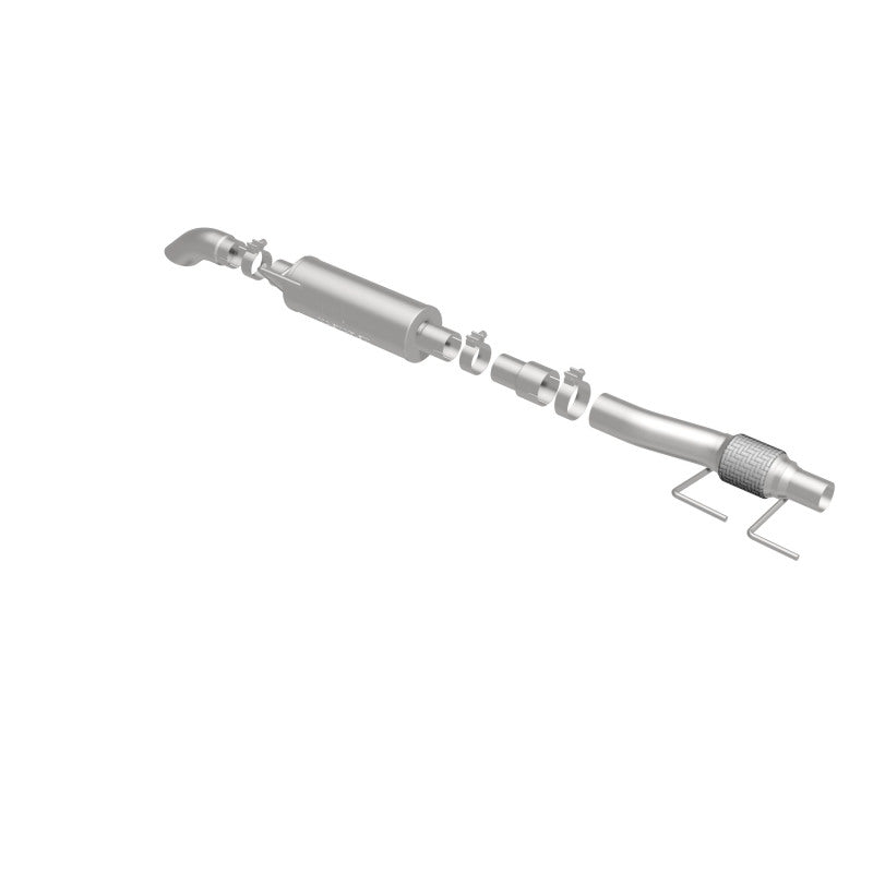 MagnaFlow Cat-Back, SS, 2.5/3in, Turn Down In Front Rear Tire 2015 Ford F150 2.7L V6T Ext Cab 19056