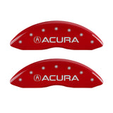 MGP 4 Caliper Covers Front Acura Rear MDX Red Finish Silver Characters 39021SMDXRD