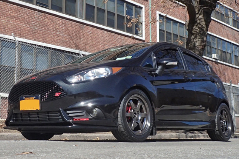 Rally Armor 13-19 USDM Ford Fiesta ST Black UR Mud Flap w/ Silver Logo MF29-UR-BLK/SIL