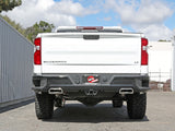 aFe Gemini XV 4in to Dual 3in 304 SS Cat-Back Exhaust w/ Cutout 19-21 GM Silverado/Sierra V8-6.2L 49-34140