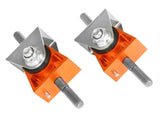 aFe Control PFADT Series Engine Mount Set; Chevrolet Corvette (C5/C6) 97-13 Orange 450-401007-N