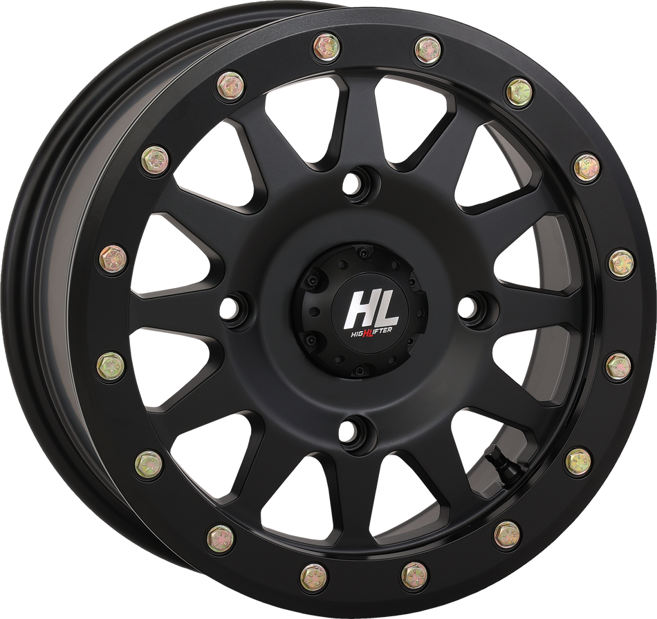 HIGH LIFTER Wheel - HLA1 Beadlock - Front/Rear - Matte Black - 14x7 - 4/156 - 5+2 (+40 mm) 14HLA1-1456