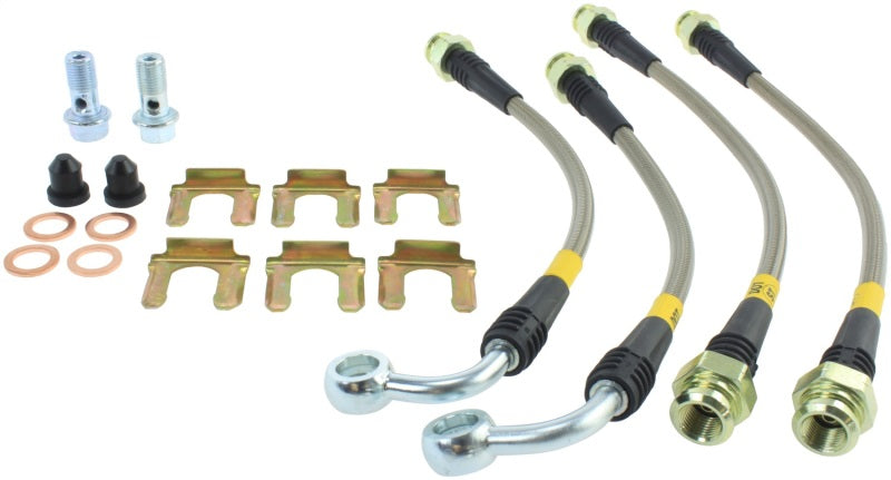 StopTech 05-06 LGT Stainless Steel Rear Brake Lines (4 Line Kit) 950.47505