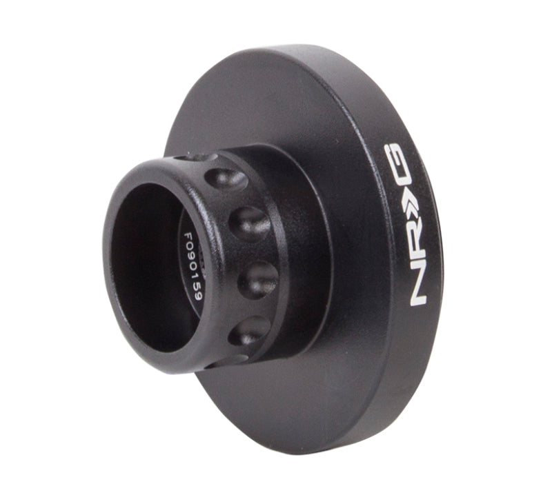 NRG Short Spline Adapter - Polaris RZR / Ranger (Secures w/OEM Lock Nut / Fits Quick Lock) - Black SRK-RZRLH