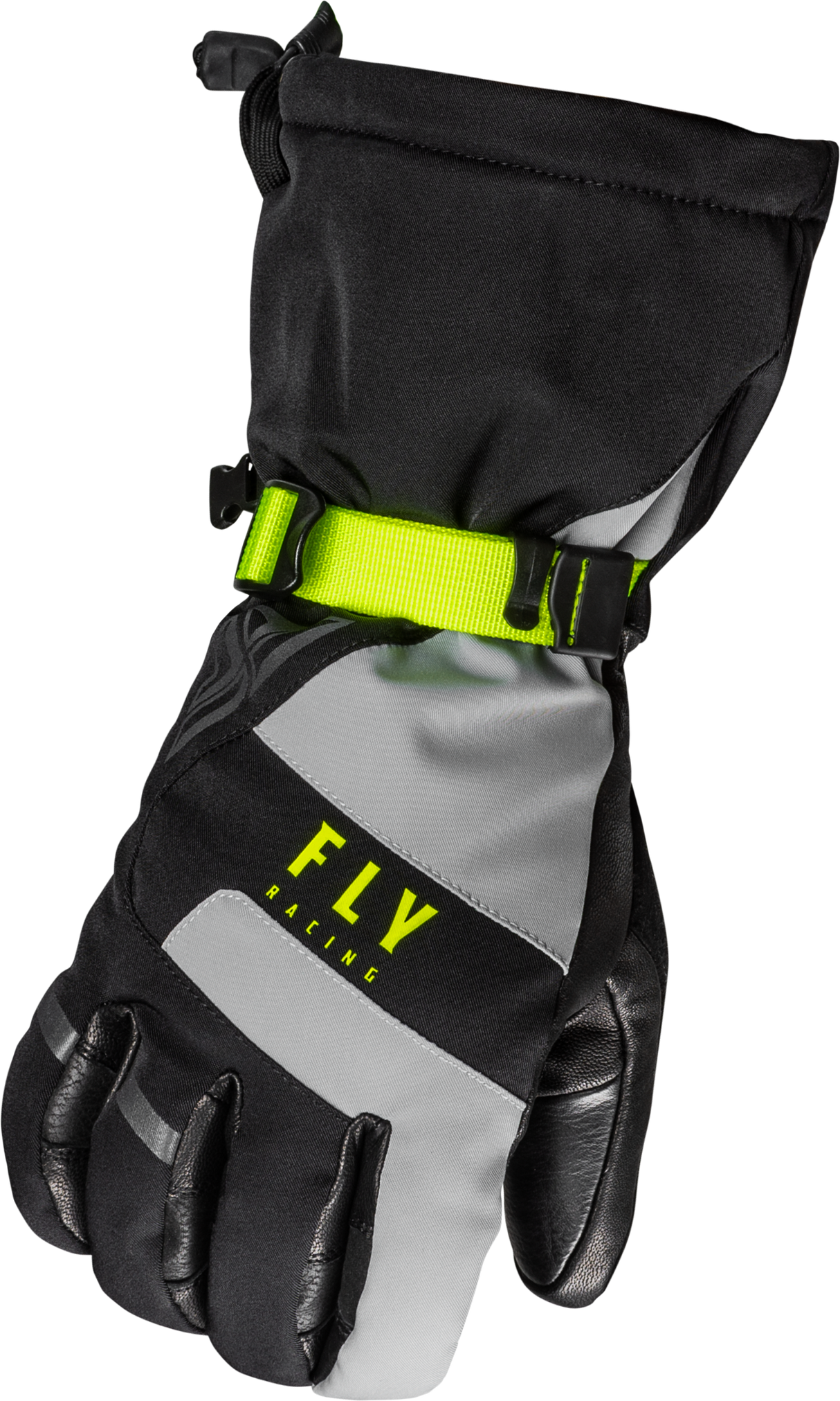 FLY RACING Highland Gloves Black/Grey/Hi-Vis 2x 363-39512X