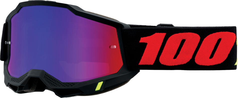 100% Accuri 2 Goggle Morphuis Mirror Red/Blue Lens 50014-00022