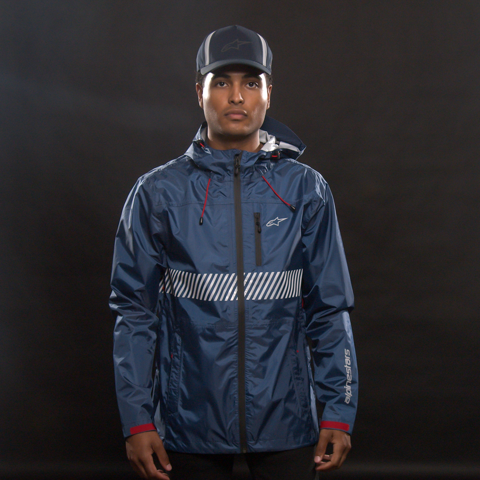 ALPINESTARS Fusion Rain Jacket - Navy - Large 12131100070L