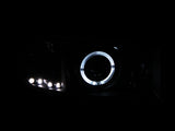 ANZO 1994-2001 Dodge Ram Projector Headlights w/ Halo Black 111196