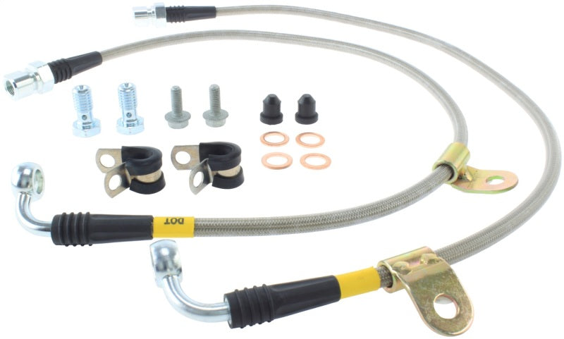 StopTech 05 Chrysler 300C 5.7L V8 w/ Vented Rear Disc Stainless Steel Front Brake Lines 950.63003