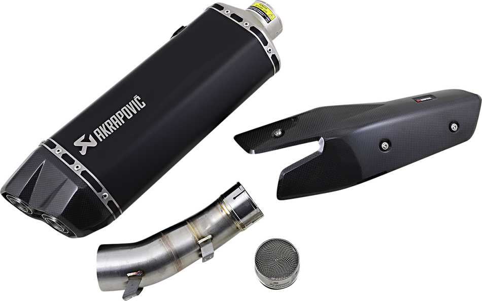 AKRAPOVIC Titanium Muffler - Black for  ZH2 2020-2023 S-K10SO25-HGITBL  1811-3998