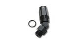 Vibrant Male -8AN 45 Degree Hose End Fitting - 3/4-16 Thread (8) 24405