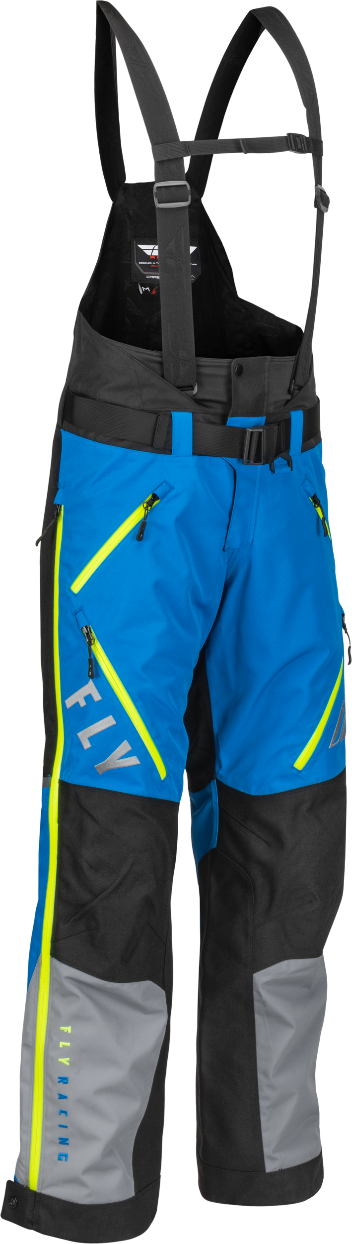 FLY RACING Carbon Bib Blue/Hi-Vis Md 470-4275M