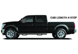 N-Fab RS Nerf Step 05-15 Toyota Tacoma (Gas) Double Cab 5ft Short Bed - Cab Length - Tex. Black 705418012
