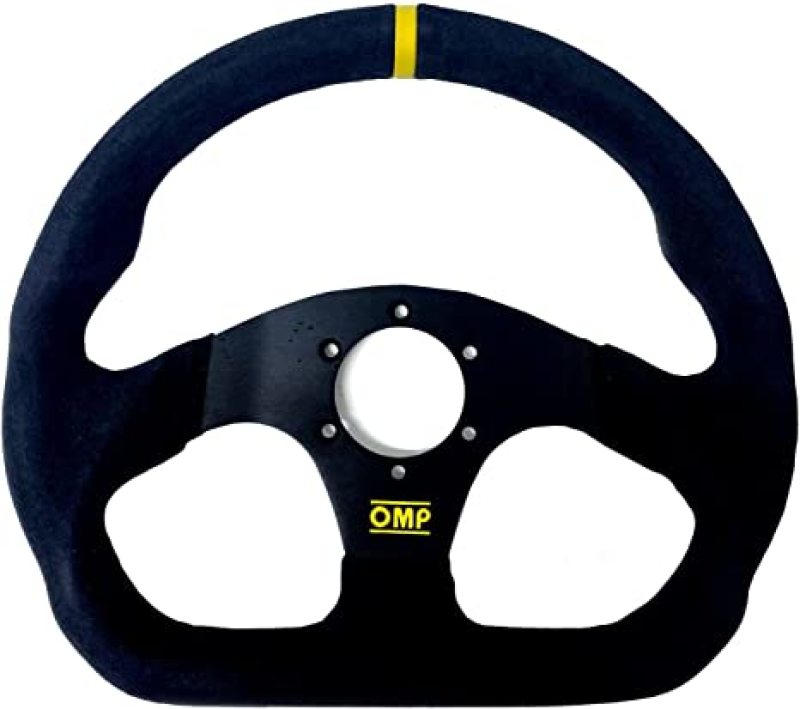 OMP Superquadro Steering Wheel - Small Spokes - Suede (Black) OD0-1990-071