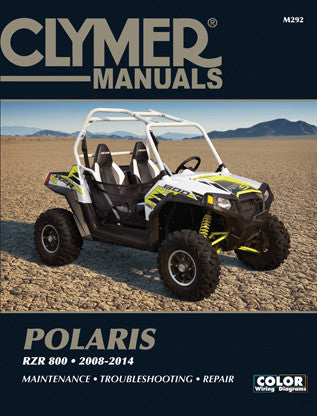 CLYMER Repair Manual Polaris Rzr800 CM292