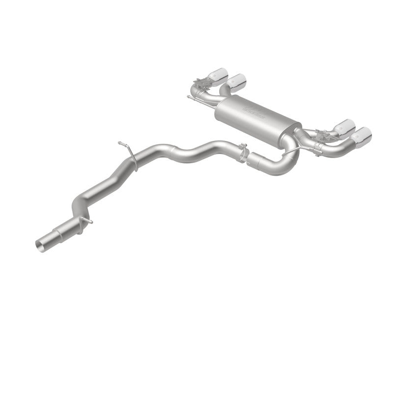 MagnaFlow Sys C/B 2015 Volkswagen Golf R 3in Polished SS Quad Tip Split Rear Exit 19165
