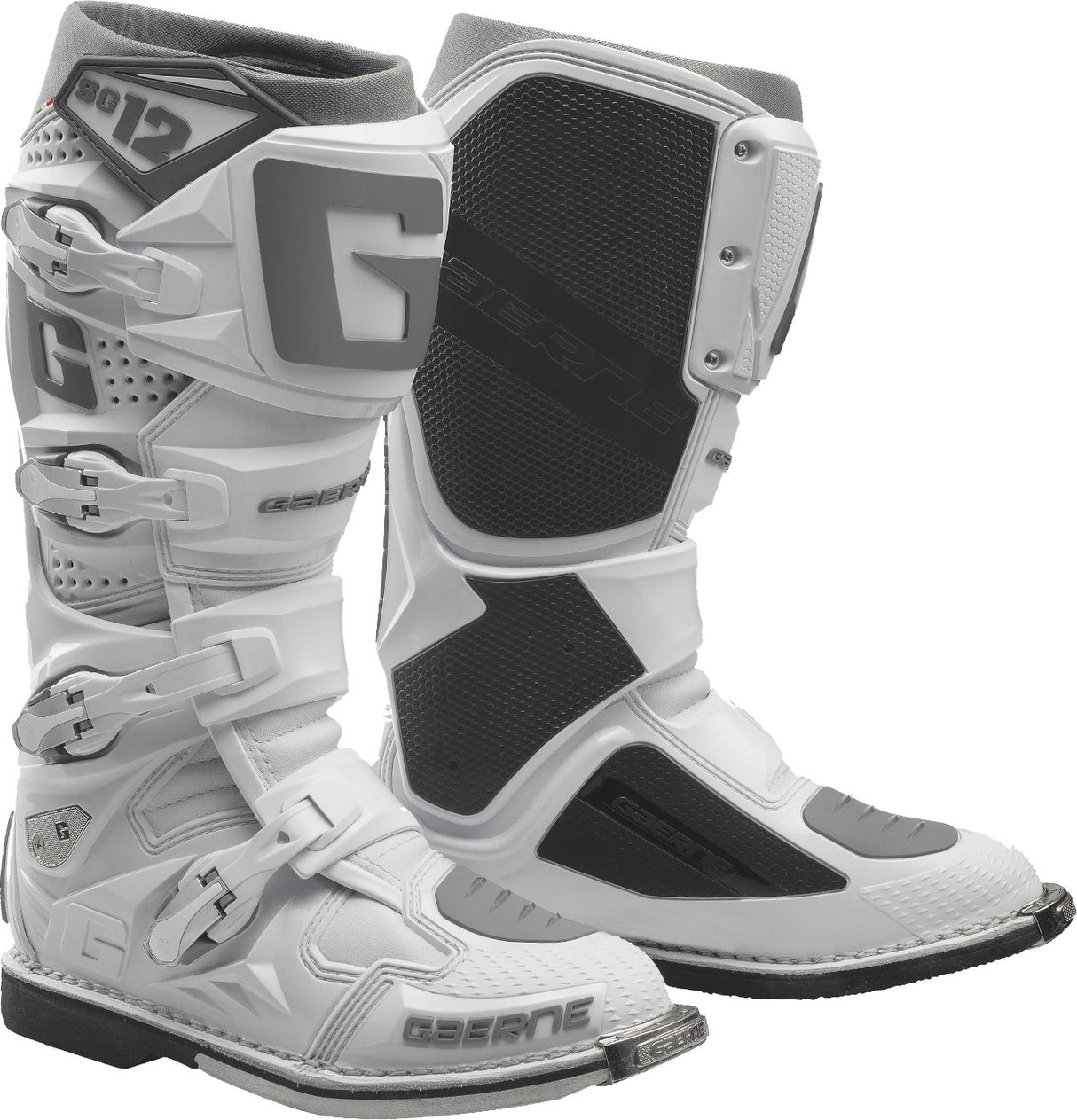 GAERNE Sg-12 Boots White Sz 10 2174-074-010