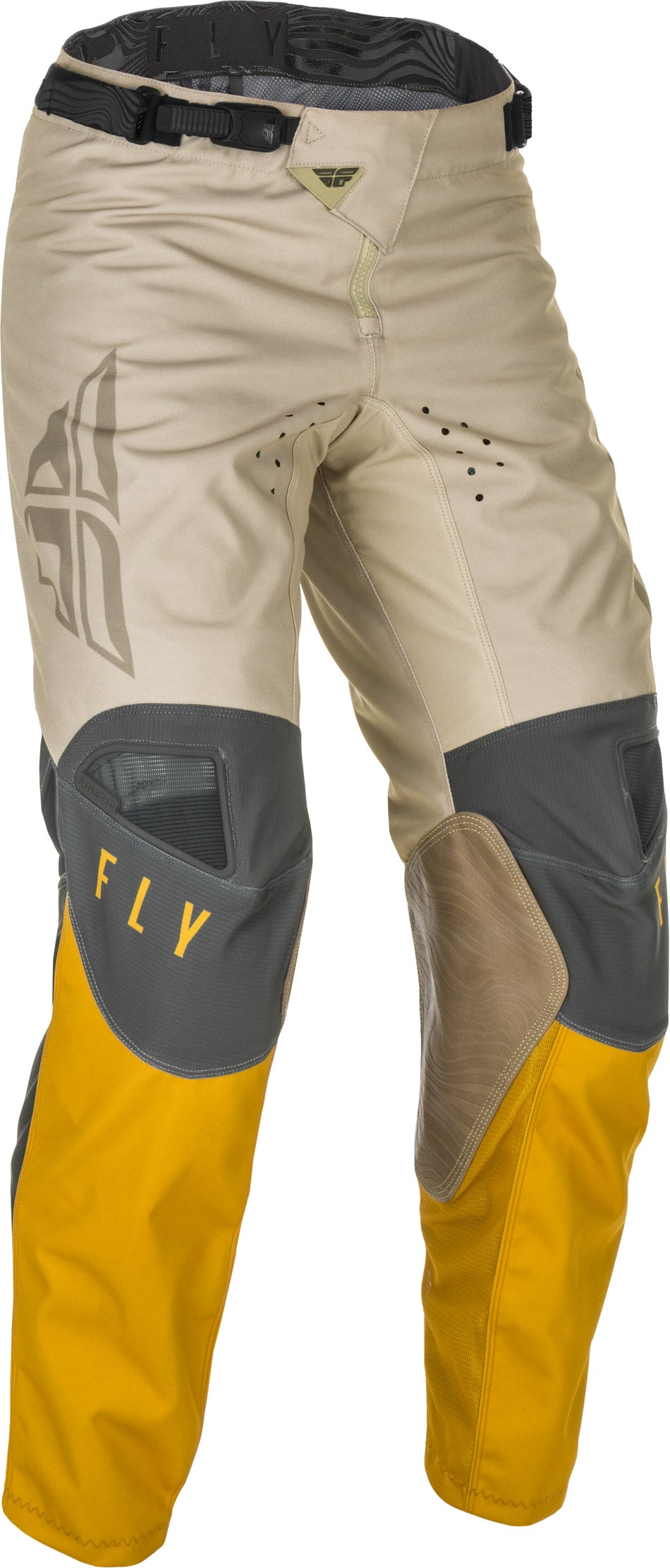 FLY RACING Youth Kinetic K121 Pants Mustard/Stone/Grey Sz 18 374-43318