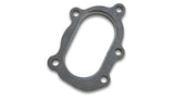 Vibrant GT25R / GT28R Discharge Flange with Oval Outlet (5 Bolt) Mild Steel 1/2in Thick 14480