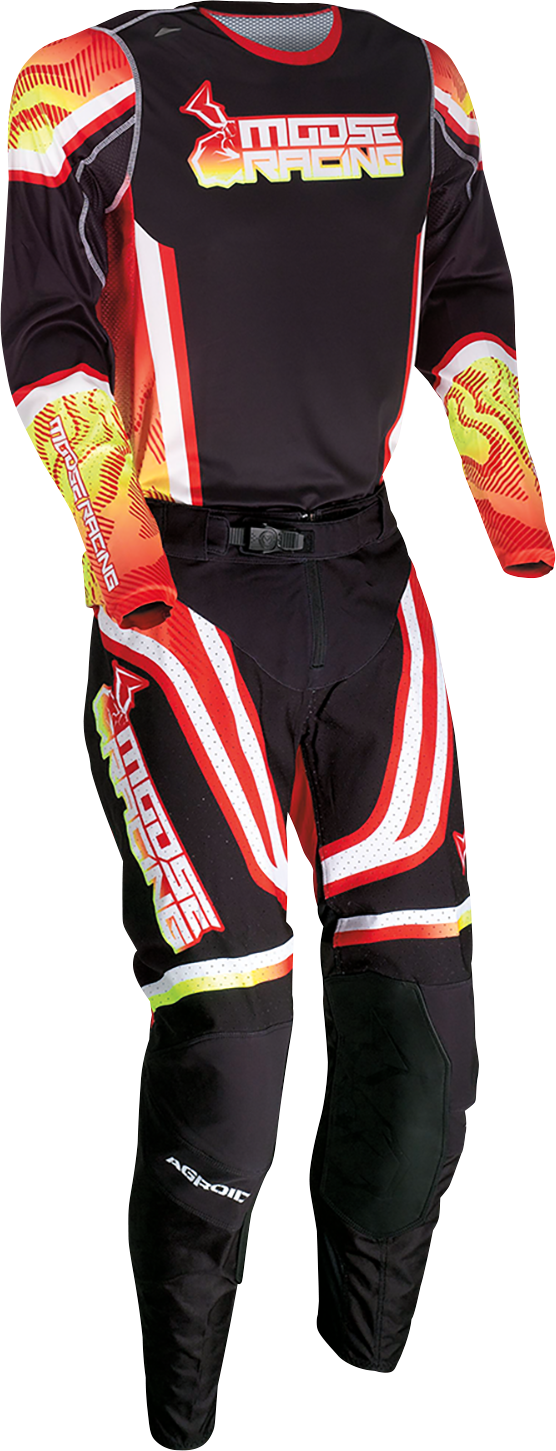 MOOSE RACING Agroid Jersey - Rot/Gelb/Schwarz - 2XL 2910-7394 